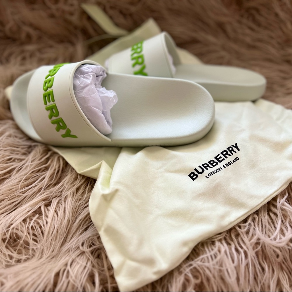 Burberry slides